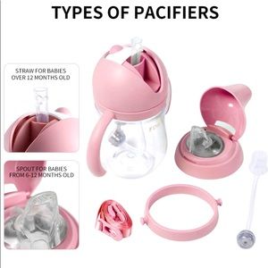 COPY - FDBTL Baby Soft Spout Sippy Cups, Learner Cup for Toddlers Infant (Pink …